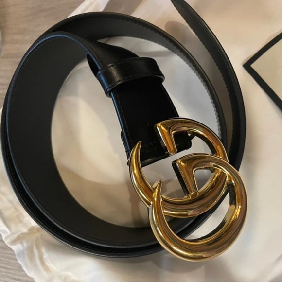 Gucci Accessories - Gucci Black and Gold Belt